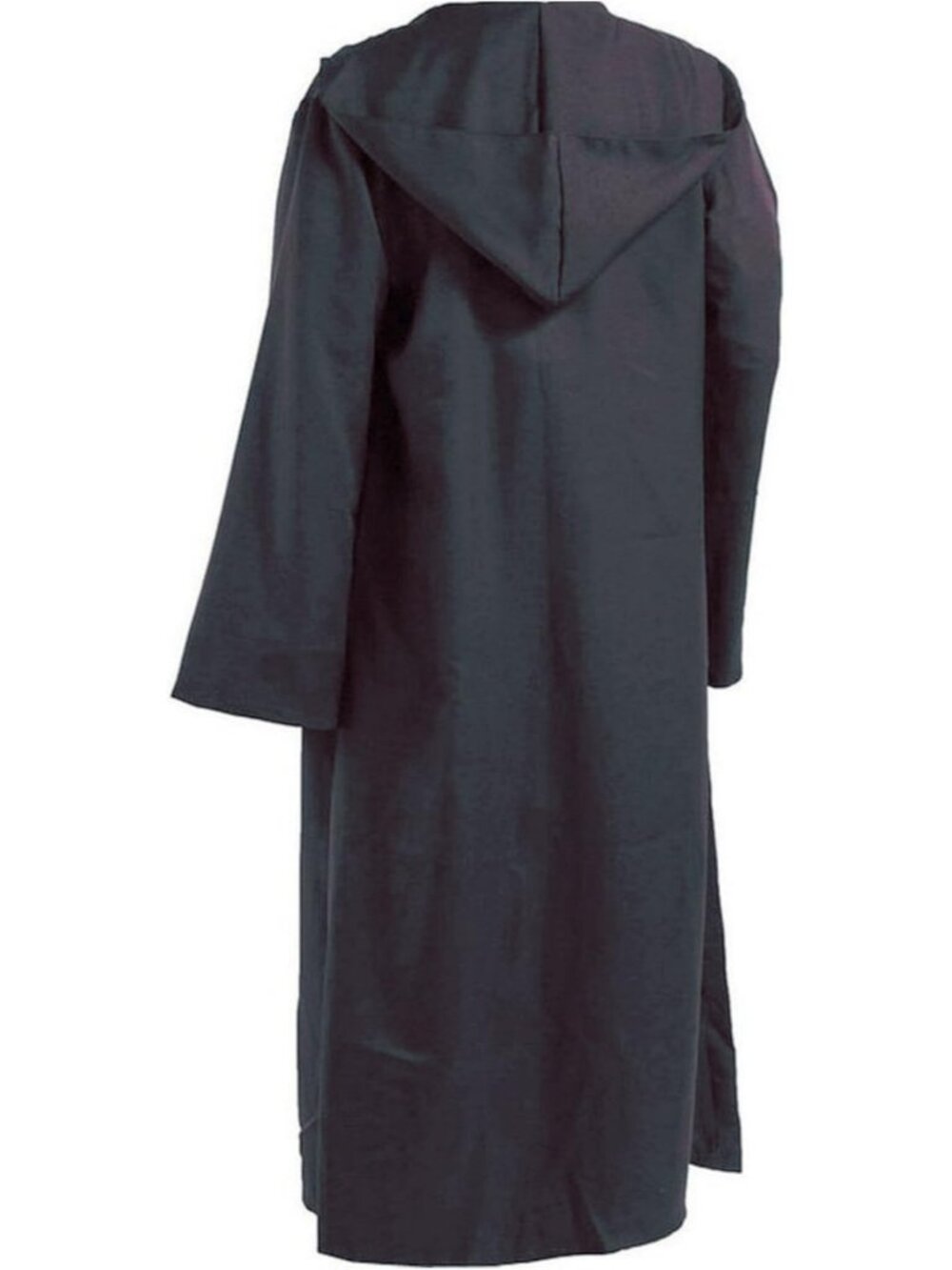 Men's Gray Wizard Robes Monk Hood Cape Cosplay Priest Cloak Halloween Costume